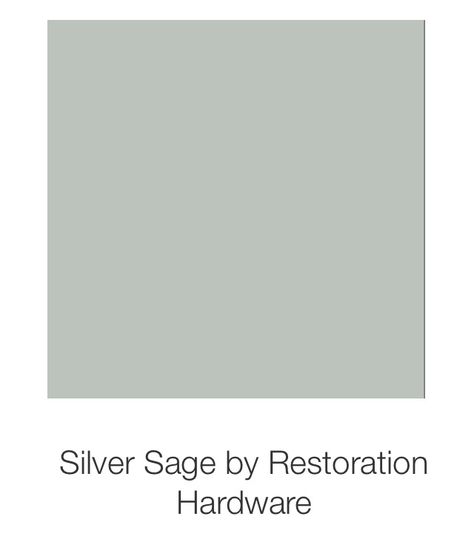 Silver Sage by Restoration Hardware, new kitchen color! Light Silver Sage Restoration Hardware, Restoration Hardware Silver Sage Match, Silver Sage Paint Restoration Hardware, Restoration Hardware Silver Sage Paint, Silvery Sage Paint Color, Silver Sage Paint Color, Gray Sage Paint Color, Silver Sage Restoration Hardware, Restoration Hardware Silver Sage