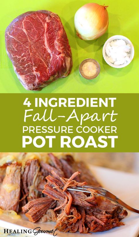 Fall-Apart Pressure Cooker Pot Roast Pressure Cooker Pot Roast, Power Cooker Recipes, Pressure Cooker Xl, Power Pressure Cooker, Electric Pressure Cooker Recipes, Pressure Cooker Chicken, Instant Pot Dinner Recipes, S'mores, 4 Ingredient