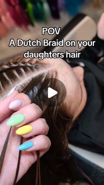 Dutch Braids Short Hair, Kids School Hairstyles, Dutch Braid Styles, Dutch Braid Bun, Wedding Braid, Two Dutch Braids, Short Hair For Kids, Easy Bun Hairstyles For Long Hair, Two Braid Hairstyles