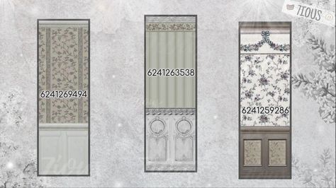 Bloxburg Classical Decals, Roblox Decal Codes Bedroom, Stained Glass Bloxburg Code, Bloxburg Victorian Mansion Layout, Roblox Decals Wallpaper, Vintage Codes Bloxburg, Antique Bloxburg House, Roblox Bloxburg Castle, Bloxburg Castle Color Scheme