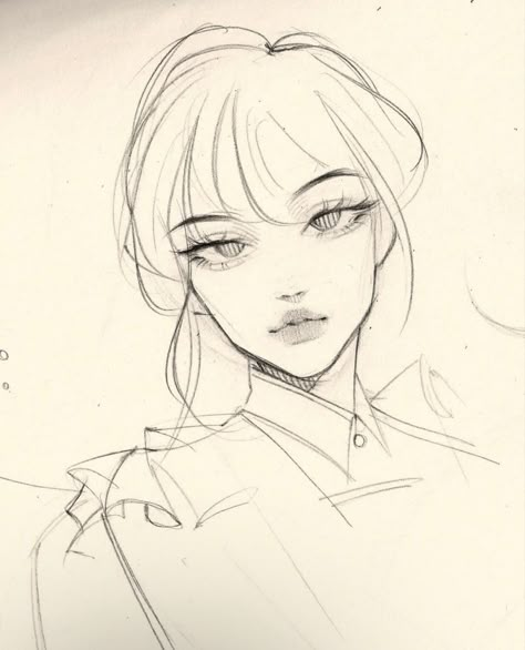 Character Sketch Ideas, Female Character Sketch, Indie Drawings, Animation Art Sketches, Cute Sketches, Tutorials Drawing, Easy Drawings Sketches, Pretty Drawings, Sketch Ideas