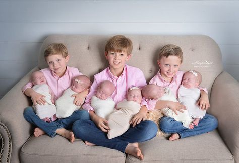 Busby Quintuplets, Newborn Triplets, Twin Baby Photos, Tb Joshua, Alabama Baby, Multiple Births, Twins Boy, Multiples Baby