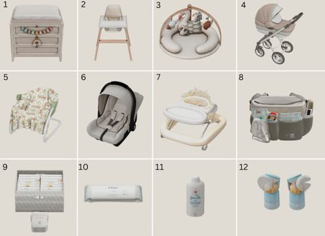 Sims Cc Baby Furniture, Sims 4 Infant High Chair Cc, Sims 4 Infant Bouncer, Sims 4 Cc Functional Stroller, Sims 4 Car Seat Cc, Sims 4 Carseat Cc, Sims 4 Newborn Cc Furniture, Sims 4 Functional Infant Cc Furniture, Sims 4 Cc Functional Changing Table