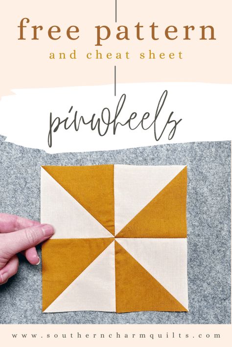 How To Make A Pinwheel Quilt Block, Pinwheel Block Size Chart, Pinwheel Block Pattern, How Many Charm Packs To Make A Quilt, Pinwheel Quilt Block Sizes, Free Pinwheel Quilt Pattern, How To Make A Pinwheel, Quilting Pinwheel Blocks, Double Pinwheel Quilt Block Free Pattern