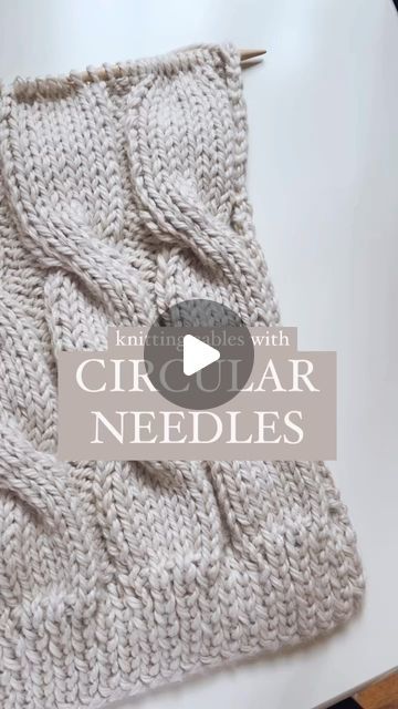 Cable Knitting, Knitting Instructions, Knitting Videos, Circular Needles, Sweater Knitting Patterns, Knitting Tutorial, Knitwear Design, The Works, Knitting Pattern