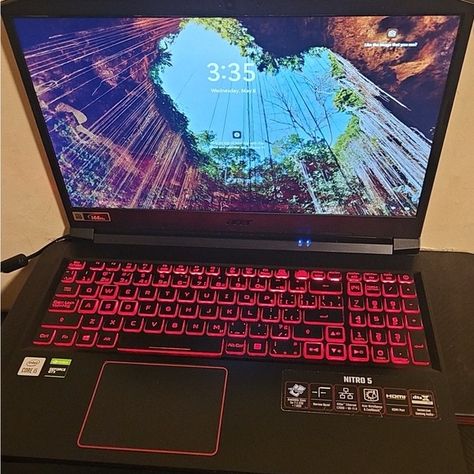 Acer nitro 5 gaming laptop Gaming, Acer Laptop Aesthetic, Acer Nitro 5, Laptop Aesthetic, Laptop Acer, Gaming Laptop, Gaming Laptops, Intel Core, Notebook