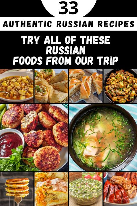 Food Dates, Traditional Russian Food, Food For Dinner, Famous Recipes, Russian Dishes, Eastern European Recipes, Try Try, Russian Food, Foreign Food