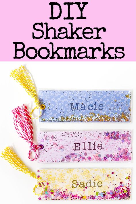 Shaker Bookmarks, Alphabet Crayons, Fuse Tool, Homemade Bookmarks, Bookmark Crochet, Handmade Bookmarks Diy, Reading Diy, Bookmark Craft, Personalized Bookmarks