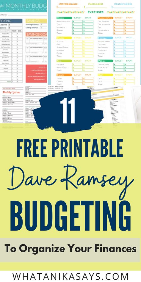 Organisation, Dave Ramsey Budgeting Printables, Budgeting Worksheets Free, Money Management Printables, Free Budget Printables, Budget Planner Free, Dave Ramsey Budgeting, Budget Planner Template, Finance Printables