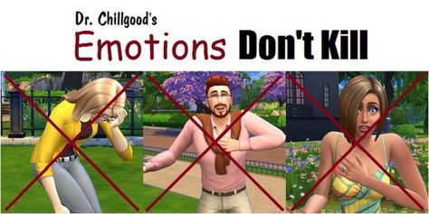 Mod The Sims: Emotions Don’t Kill by DrChillgood • Sims 4 Downloads Sims 4 Cc Mods, Sims4 Accessories, Sims 4 Blog, Sims 4 Challenges, Sims 4 Traits, Sims 4 Cas Mods, Sims 4 Game Mods, Sims 4 Body Mods, Sims 4 Expansions