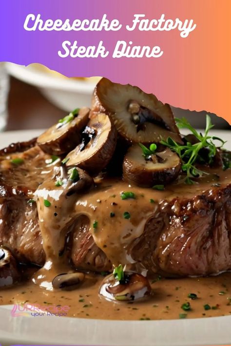 Steak Diane Recipe Gordon Ramsay, Cheesecake Factory Steak Diane Recipe, Steak Diane Recipe Cheesecake Factory, Steak Diane Recipe, Steak Diane, Lunch Recipes Indian, Best Lunch Recipes, Cheesecake Factory Recipes, Best Macaroni Salad