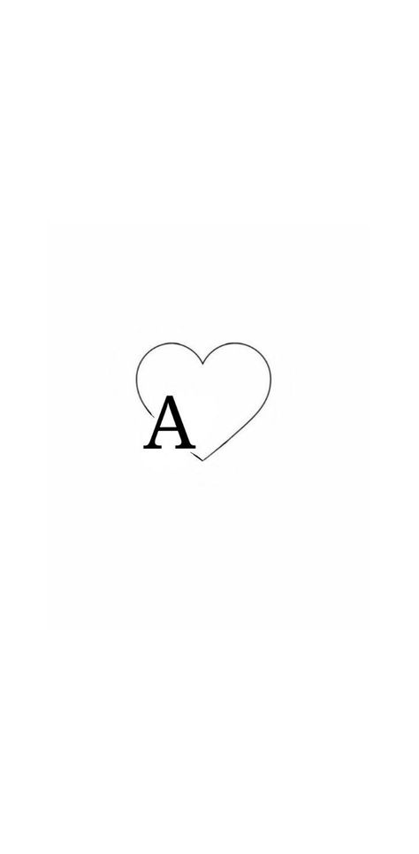 A Initial Tattoo Heart, Heart With A Tattoo, Letter A With A Heart Tattoo, Heart With Letter A Tattoo, A With A Heart Tattoo, A Heart Tattoo Letter, R Tattoo Letter Heart, C Tattoo Initial Heart, Tattoos With The Letter A