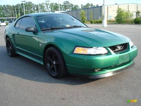 Electric Green Metallic 1999 Ford Mustang GT Coupe Exterior Photo #12371557 | GTCarLot.com Electric Green, Ford Mustang Gt, Green Paint, Mustang Gt, Photo Archive, Ford Mustang, Mustang, Paint Colors, Ford