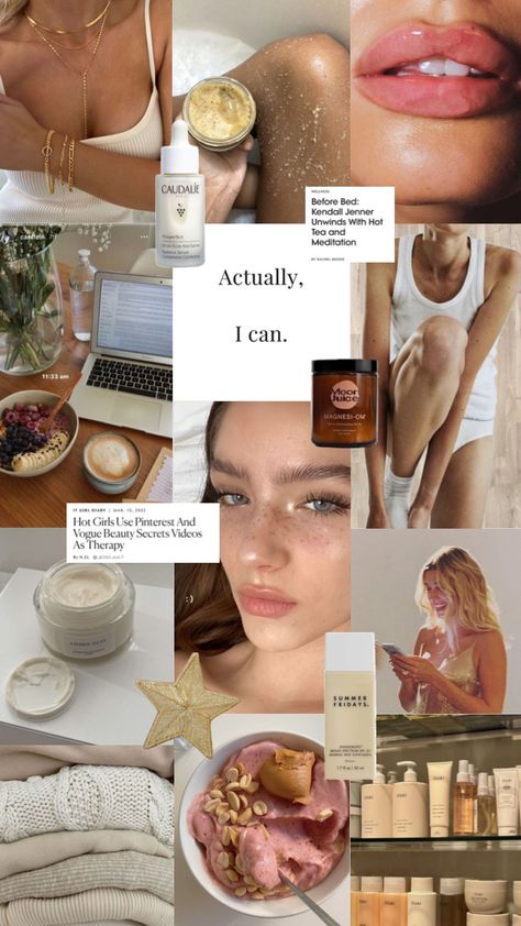 Selfcare Aesthetic, Quotes Beauty, Aesthetic Skincare, Dream Vision Board, Skincare Quotes, Beauty Routine Tips, The Glow Up, Vision Board Inspiration, Glowing Skincare