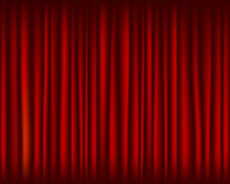 Girls Bedroom Curtain Ideas, Curtain Decoration Ideas, Red Velvet Curtains, Girls Bedroom Curtains, Bedroom Curtain Ideas, Theatre Curtains, Curtain Decoration, Stage Curtains, Red Drapes