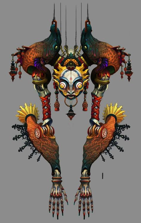 Puppet Concept Art, Game Character Concept Art, Creepy Puppet, Castlevania Lords Of Shadow 2, Tato Maori, Character Bio, Lord Of Shadows, Shadow 2, Shadow Video