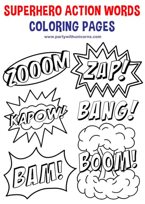 Superhero Template, Superhero Camp, Word Coloring Pages, Superhero Party Invitations, Superhero Printables, Superhero Alphabet, Superhero Letters, Silhouette Disney, Superhero Art Projects