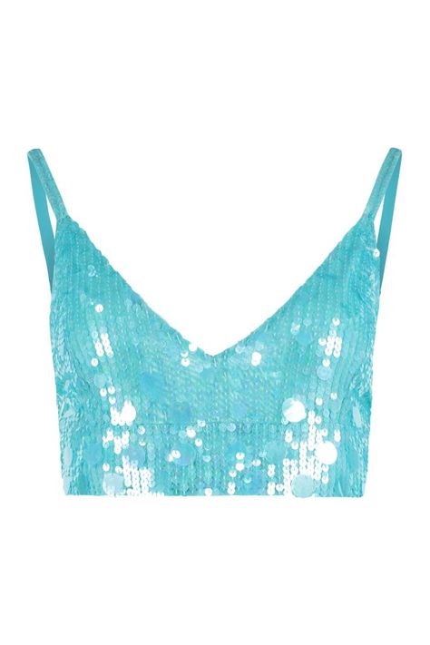 Find P.a.r.o.s.h Sequin Top on Editorialist. Sequin top Elasticated bottom edge 10% Elastane, 100% PVC, 90% Polyamide Wishlist Aesthetic, Blue Sequin Top, Shifting Outfits, Holographic Top, Disco Diva, Club Clothes, Mermaid Top, Solo Costume, Sparkle Top