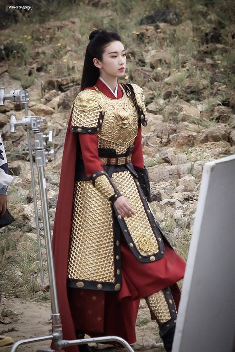 Tgcf Live Action, Xuan Ji, Eternal Faith, Chinese Armor, Chinese Warrior, Female Armor, Kimono Design, Female Fighter, Chinese Clothing