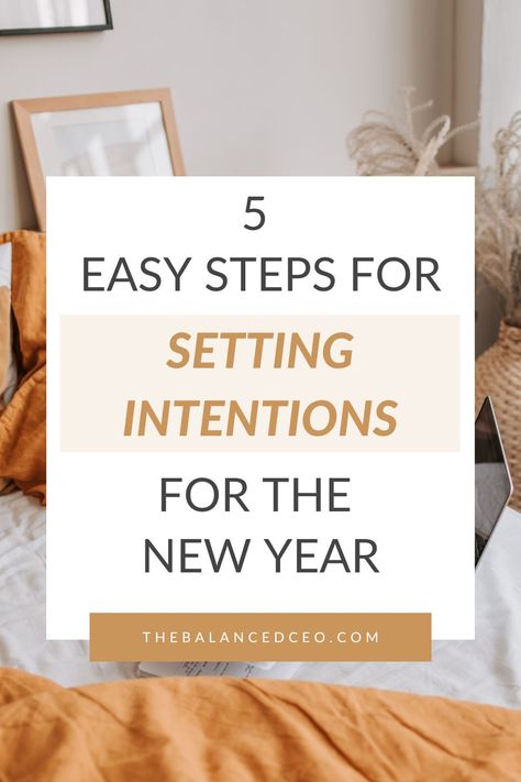 If you have big goals you hope to accomplish, setting aligned intentions can be a super helpful way to achieve them. Since intentions come from a deeper, internal place they keep you focused on what you really want in life. Here are 5 easy steps to setting intentions for the New Year. via @thebalancedceo Setting Intentions For The Day, Setting Monthly Intentions, Examples Of Intentions For The Day, Goals Vs Intentions, How To Set Monthly Intentions, Personal Growth Books, Setting Intentions, Self Advocacy, Creating Goals