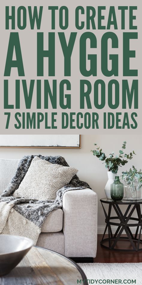 hygge living room ideas Cozy Hygge Living Room, Relaxation Room Ideas, Hygge Decor Living Rooms, Hygge Living Room Ideas, Hygge Decor Inspiration, Danish Living Room, Scandinavian Concept, Cozy Decor Ideas, Hygge Living Room