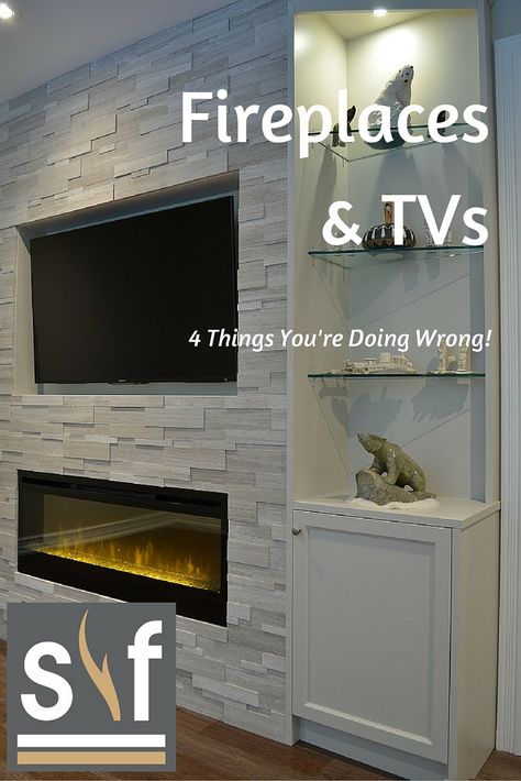 Wall Fireplaces Electric, Tv Over Real Fireplace Ideas, Fireplace Build Out With Tv, Electric Fireplace Builtins, Electric Fireplace Insert Ideas With Tv, 60 Inch Electric Fireplace Ideas With Tv, Tv Above Electric Fireplace Ideas, Electric Fireplace Walls, Recessed Electric Fireplace Ideas