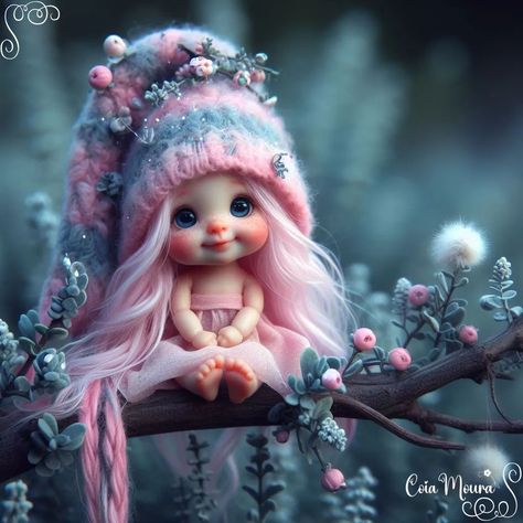 Cute Fairy Pictures, Illustration Fantasy, Fairy Wallpaper, Monkey Pictures, Fairy Art Dolls, Tattoo Templates, Pixies Fairies, Beautiful Fairy, Fairy Pictures