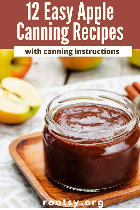 Pickled Apples Canning Recipes, Preserving Apples Canning, Cinnamon Apples For Canning, Canned Apple Jam, How To Can Apples Canning Recipes, Apple Preserves Canning, Canning Recipes For Apples, Apple Canning Ideas, Canning Apple Cider