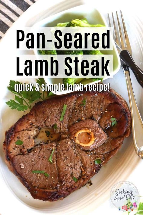 Lamb Steak Marinade, Lamb Leg Steak, Lamb Steak Recipes, Lamb Shoulder Chops, Lamb Steak, Carbquik Recipes, Lamb Marinade, Lamb Dinner, Lamb Steaks