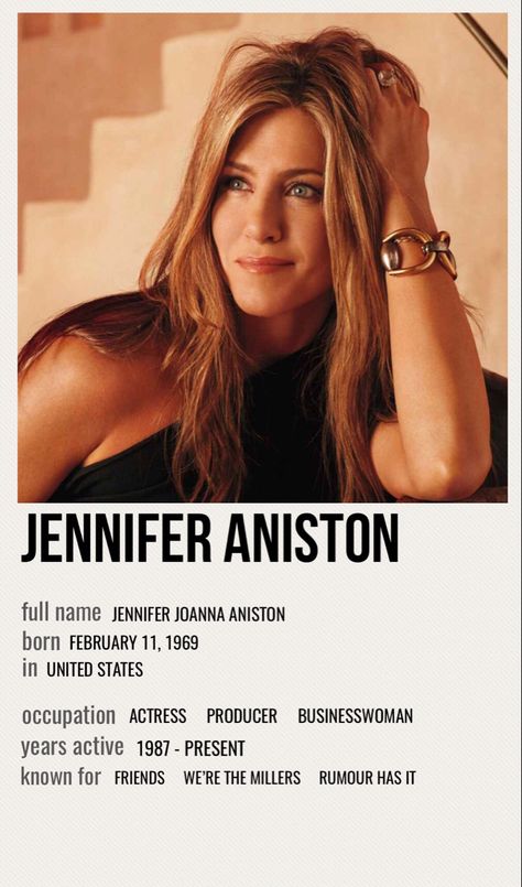 minimal poster of jennifer aniston Jennifer Aniston Poster, Jennifer Aniston Wallpaper, Jennifer Aniston Movies, Celebrity Posters, Movie Character Posters, Stranger Things Costume, Pause Button, Jennifer Aniston Style, Jenifer Aniston