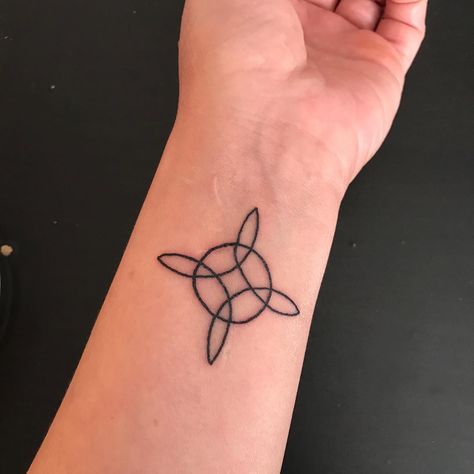 Witch Knot Tattoo | Tattoo Ideas and Inspiration The Witches Knot Tattoo, Witch’s Knot Tattoo, Witch Knot Tattoo, Witches Knot Tattoo, Witches Tattoo, Witch Tattoo Ideas, Witch Tattoos, Witches Knot, Witch Knot