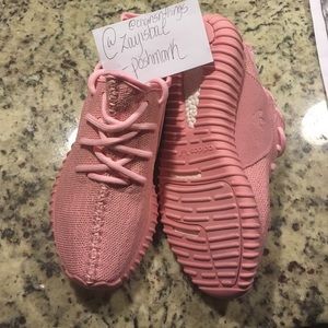 Pink Yeezy Boosts Pink Yeezy, 350 Boost, Yeezy 350, Yeezy Boost 350, Yeezy Boost, Adidas Yeezy, Adidas Yeezy Boost, My Mom, Shoes Athletic