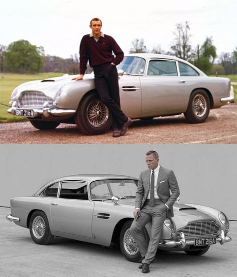 Aston Martin DB5 James Bond Cars, James Bond Style, Bond Cars, Good Looking Cars, Aston Martin Db5, Aston Martin Dbs, Aston Martin Vanquish, British Motors, 007 James Bond