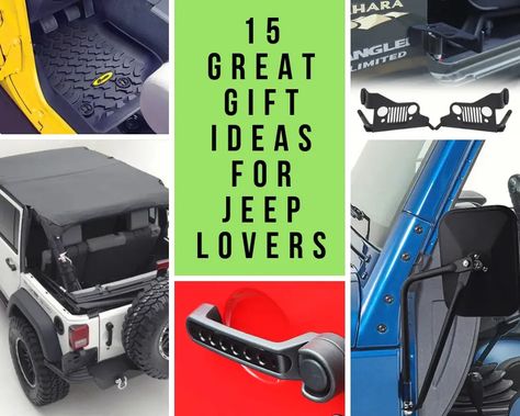 Jeep Lover Gift Ideas, Gifts For Jeep Lovers, Jeep Sahara Accessories, Jeep Hammock, Jeep Wrangler Upgrades, Jeep Wrangler Seat Covers, Jeep Lover Gifts, Jeep Doors, Diy Fireplace Mantel