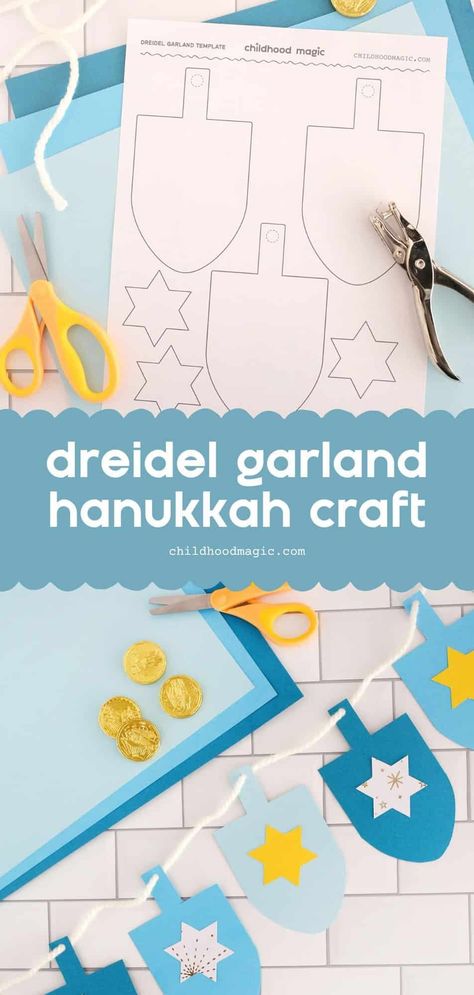 Dreidel Template - Childhood Magic Hanukkah Door Decorating Contest, Chanukah Crafts For Kids Preschool, Diy Hannukah Decorations, Hanukkah Decor Ideas, Hanukkah Crafts Preschool, Dreidel Template Free Printable, Hanukkah Bulletin Board Ideas, Diy Hanukkah Decorations, Hannukah Crafts Kids