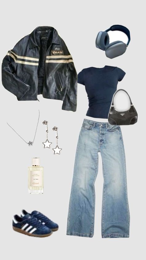 outfit inspo aesthetic Outfit With Light Blue Jeans, Outfit Ideas Collage, Outfit Collage Aesthetic, Collage Outfit Ideas, Outfit Inspo Collage, Outfit Inspo Board, Collage Fits, Light Blue Jeans Outfit, Collage Outfit