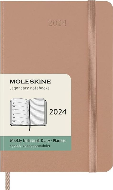 Moleskine Classic 12 Month 2024 Weekly Planner, Hard Cover, 6 colors Brown Office, Moleskine Planner, Myrtle Green, Calendar Notebook, Calendar Organization, Notebook Organization, Diary Planner, Weekly Monthly Planner, Academic Planner