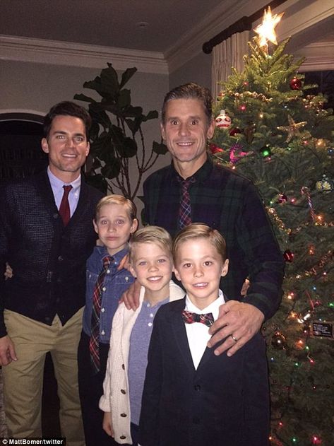 Matt Bomer Family, Matt Bomer Simon Halls, Matthew Bomer, Simon Halls, Gay Family, Matt Bomer White Collar, The Normal Heart, Neal Caffrey, Alex Pettyfer