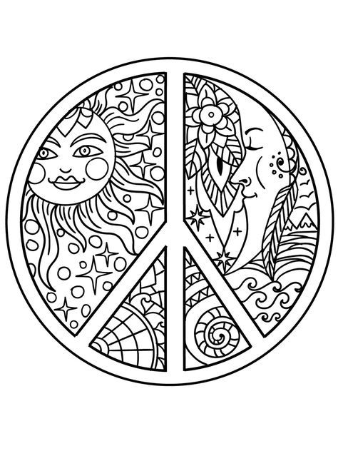 Hippie Coloring Pages, Coloring Canvas, Witch Coloring Pages, Adult Coloring Books Printables, Swear Word Coloring Book, Words Coloring Book, Detailed Coloring Pages, Free Adult Coloring Pages, Adult Coloring Book Pages