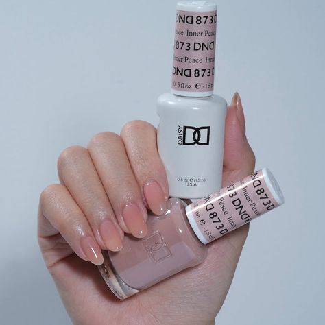 DND Products presents, Soak Off Gel Polish, luminous nail color that applies faster, feels thinner, and lasts longer than any other gel available! Forget base coats, bond-aids, and primers. DND delivers a fast two-step professional system that is unique from any other on the market. Fused with essential vitamins, DND™ makes nails stronger, healthier, as well as stunning for weeks! Dnd Sheer Collection 2023, Dnd Sheer Pink, Dnd Winter Nail Colors, Dnd Neutral Gel Polish, Dnd Nail Colors, Dnd Nails, Peace Nails, Elegant Nail Polish, American Manicure