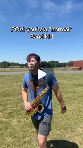 Andrew McKenna on Instagram: "I’m not a band kid I’m just a kid in band   #band #bandkid #stereotypes #school #highschool #andrewmckenna" Band Stereotypes, Band Kids Humor, Band Kid Aesthetic, Flute Jokes, Middle School Band, School Highschool, Band Jokes, Band Nerd, Band Kid