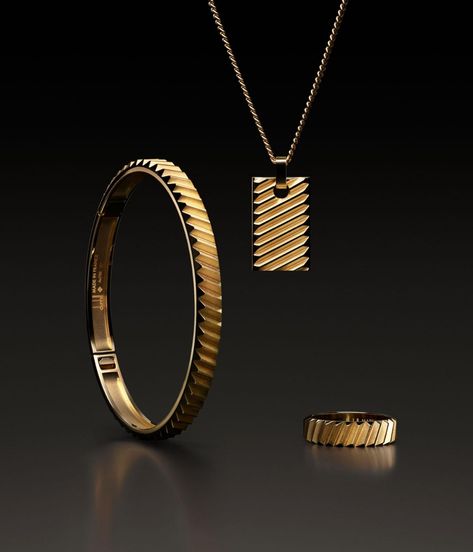 Dunhill unveils new men’s fine jewellery collection Texture Jewelry, Mens Jewerly, Jewellery Design Sketches, Jewelry Design Drawing, Mens Gold Bracelets, Gold Models, Mens Pendant, Mens Gold, Emerald Jewelry