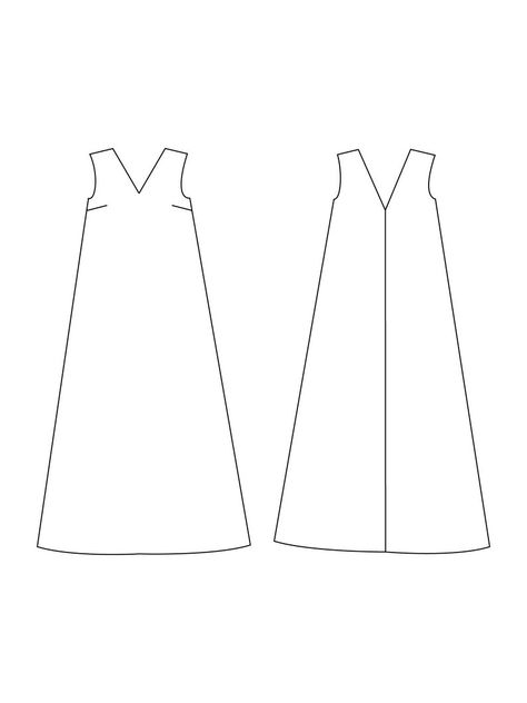 A Line Sleeveless Dress Pattern, Sleeveless Maxi Dress Pattern, A Line Maxi Dress Pattern, Oversize Dress Pattern, Loose Maxi Dress Pattern, Maxi Dress Pattern Free, Simple Dress Pattern Free, Maxi Dress Patterns Free, Loose Fit Dress Pattern