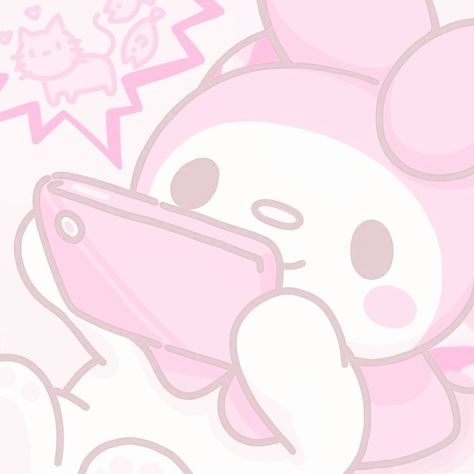 melody . bunny . sanrio . cute . soft . icons . my melody . pink Icons My Melody, Cute Soft Icons, Pink Hello Kitty, Kitty Wallpaper, Hello Kitty Wallpaper, My Melody, School Year, Hello Kitty, Kitty