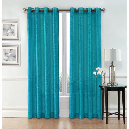 2023 Apartment, Teal Curtains, Teal Decor, Measuring Curtains, Dining Room Windows, Voile Curtains, Room Curtains, Custom Drapes, Christmas Bedroom