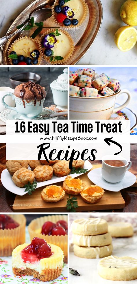 Tea Time Treats Baking, Chocolate Tea Desserts, Essen, Tea Party Breads, Desserts For High Tea, Tea Time Desserts Easy, Tea Time Appetizers, Afternoon Tea Dessert Ideas, High Tea Treats