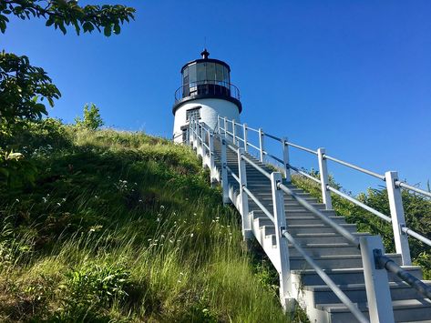 Owls Head Light in Owls Head Maine Owls Head Maine, Maine Road Trip, Rockland Maine, Living In Boston, Local Beer, Head Light, Set Sail, Stay The Night, Fantastic Art