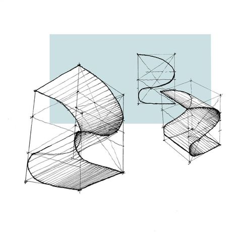 Do you struggle with curves in perspective? Swipe left for a process of using bounding boxes and simple construction techniques to draw curved or more complex objects. Pretty much any object, no matter how complicated, can be fitted into a box or several boxes. That's the whole point of them! ;)⁠ .⁣⁠ .⁣#sketchlikeanarchitect #learntodraw #stepbysteptutorial #procreatedrawing #sketchingtips #architectureillustration #urbansketching Croquis, Twisting Forms Drawing, Krita Painting, Letter R Tattoo, Typography Packaging, Perspective Sketch, Illustration Architecture, Form Drawing, Sketching Tips