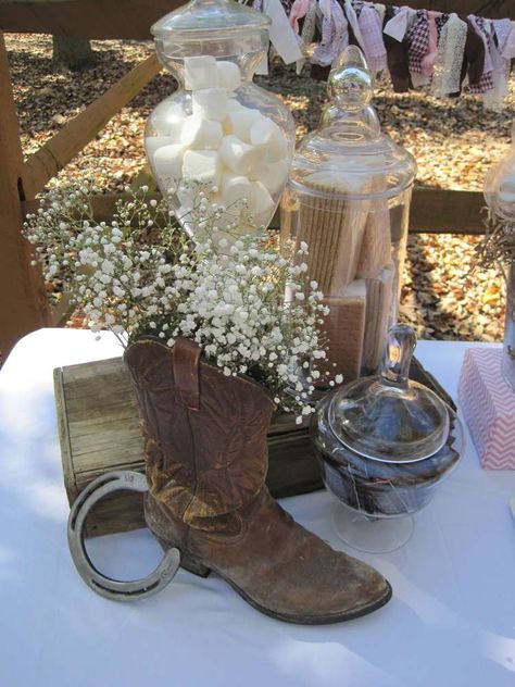 Pink cowgirl Birthday Party Ideas | Photo 7 of 47 | Catch My Party Pink Cowgirl Birthday Party, Country Sweet 16, Pink Cowgirl Birthday, Cowgirl Birthday Party Ideas, Old Cowboy, Cowboy Theme Party, Western Birthday Party, Bonfire Party, Country Birthday