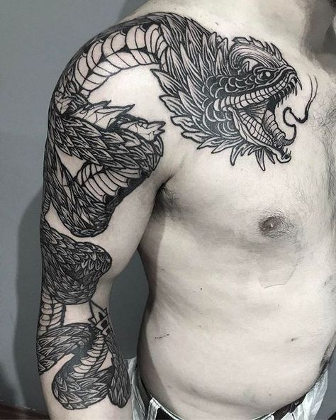 Quetzalcoatl Tattoo, Inside Of Arm Tattoo, Tattoo Placement Arm, 42 Tattoo, Dragon Tattoos For Men, Back Of Arm Tattoo, Inner Arm Tattoo, Snake Tattoo Design, Tattoo Inspiration Men